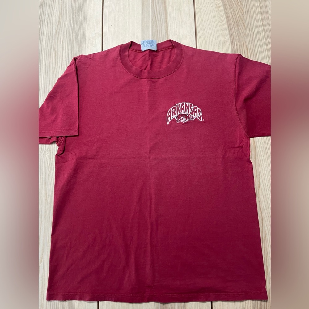 Vintage The Game Arkansas Razorbacks‎ Embroidered Logo Shirt